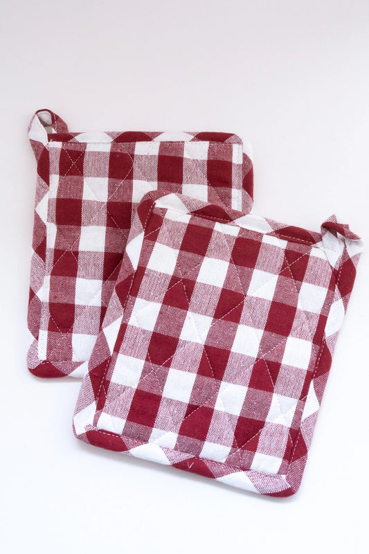 The Checkered Pot Holders