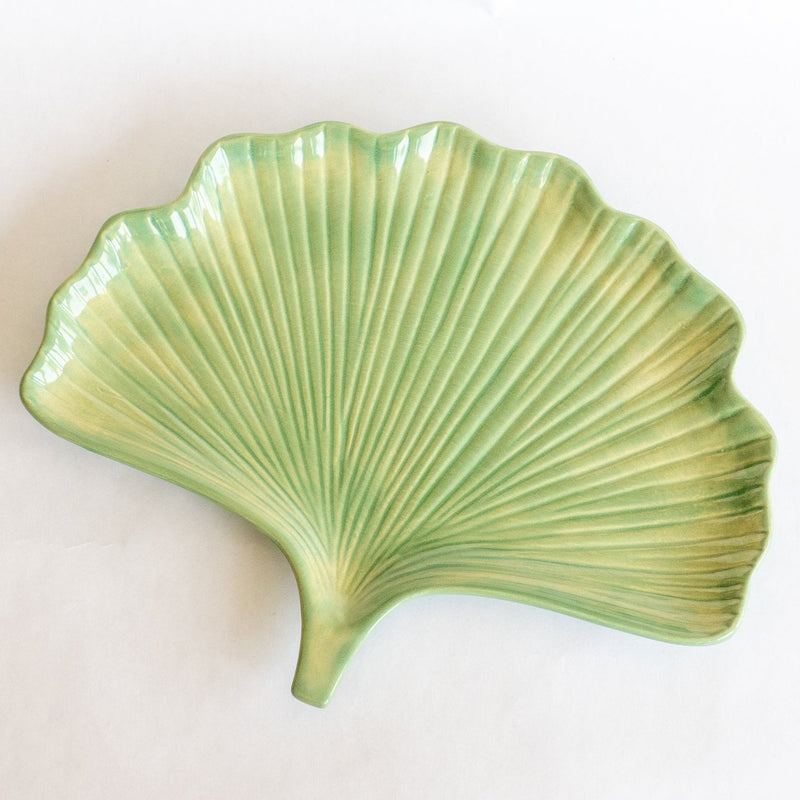 Ceramic Ginkgo Leaf Tray-zoom-