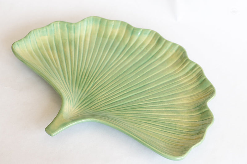 Ceramic Ginkgo Leaf Tray-zoom-