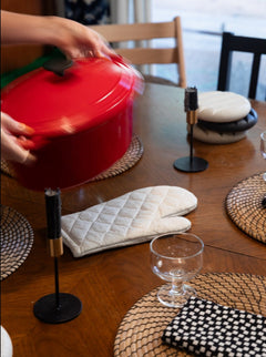 Oven Mitt Trivet | White Terrazzo - Aware House - Pretti.Cool -