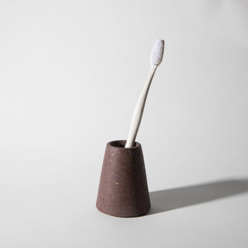 Toothbrush Holder | Sumac Terrazzo-zoom-