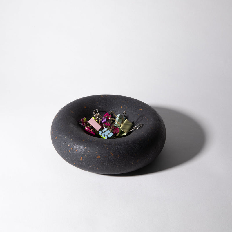 Bubble Catch All (Small) | Black Terrazzo-zoom-