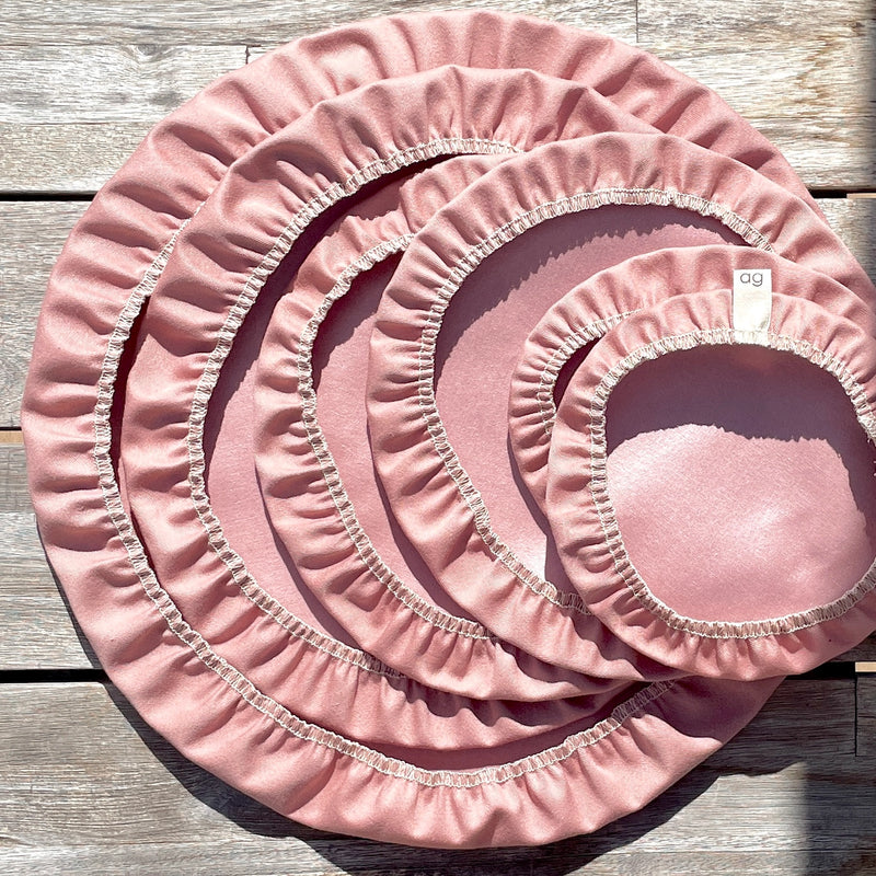 Organic Reusable Bowl Cover Set of Six-zoom-