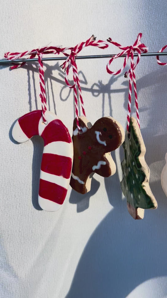 Mini Christmas Ornament Set of Five