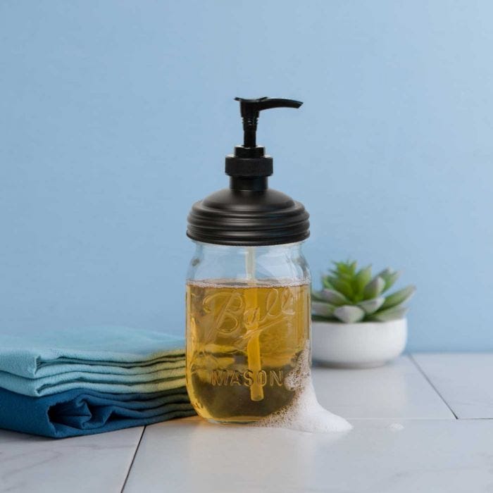 reCAP® Mason Jar Soap Dispenser Lid & Pump Cap | Regular Mouth-6