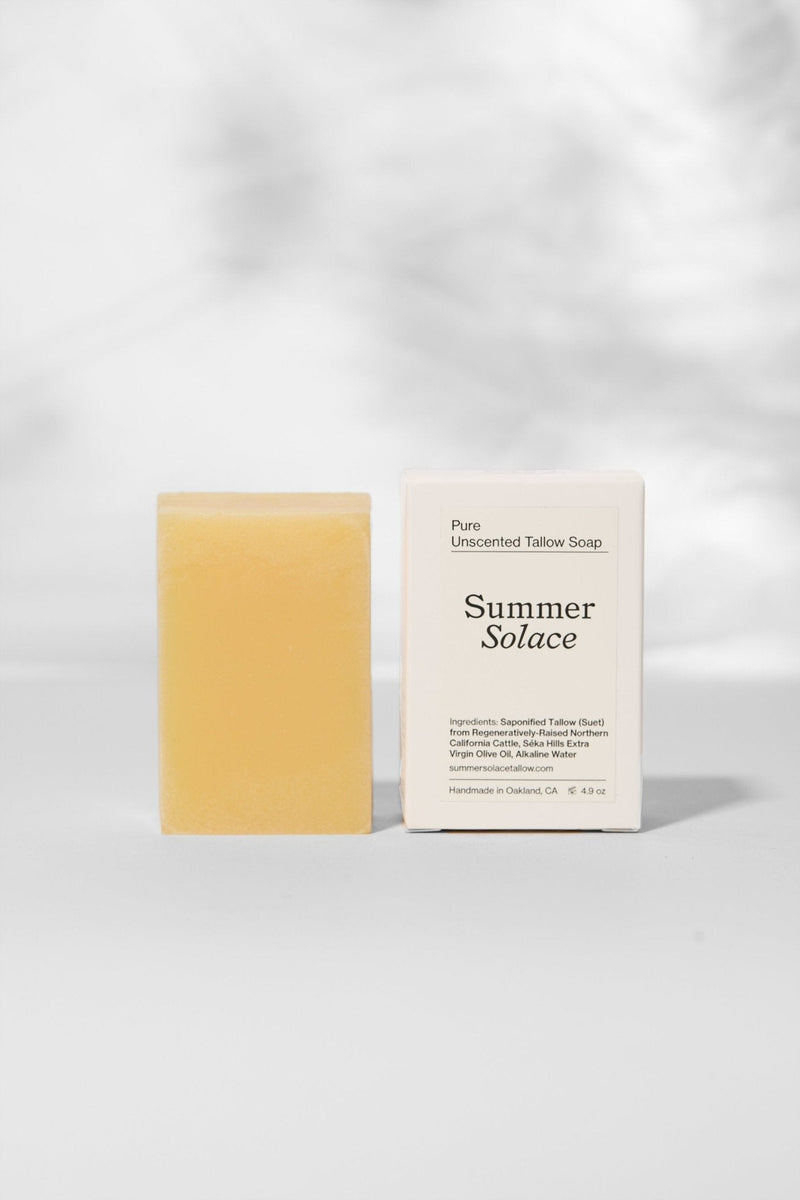 Pure Unscented Tallow Bar Soap-zoom-
