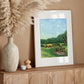 Texas Hill Country Ranch Painting | Fine Art Print