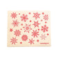 Red & White Nordic Snowflakes Swedish Dishcloth
