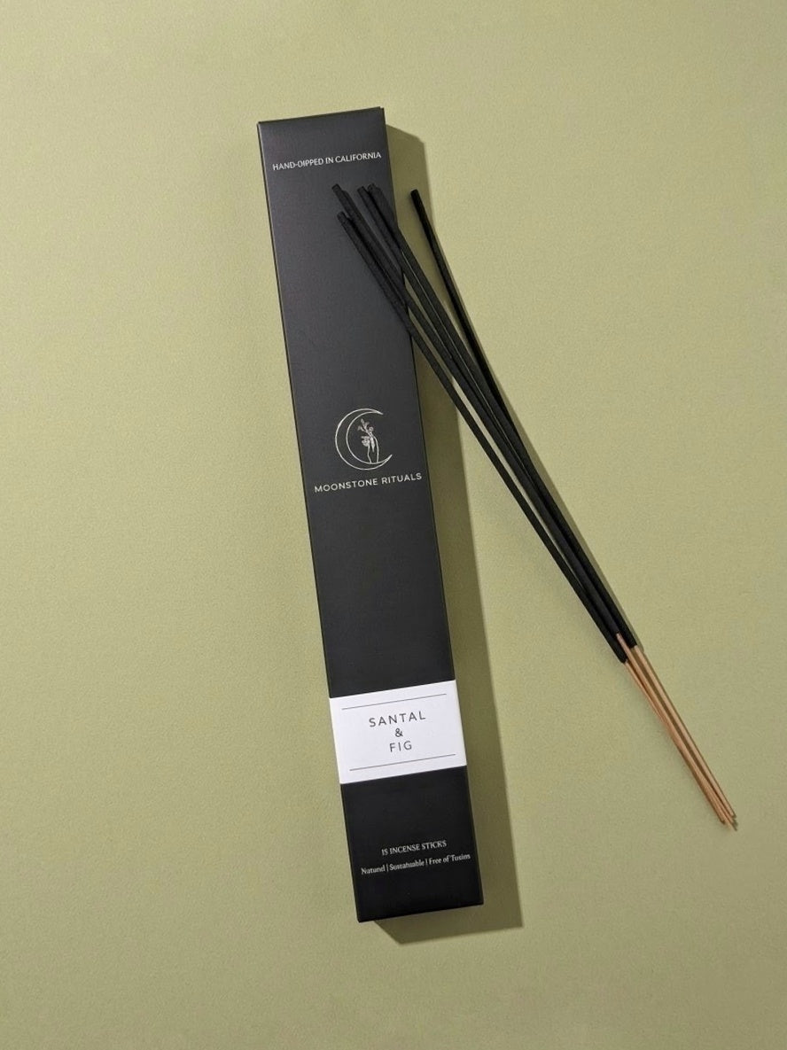 Santal & Fig Charcoal Incense Sticks-zoom-1