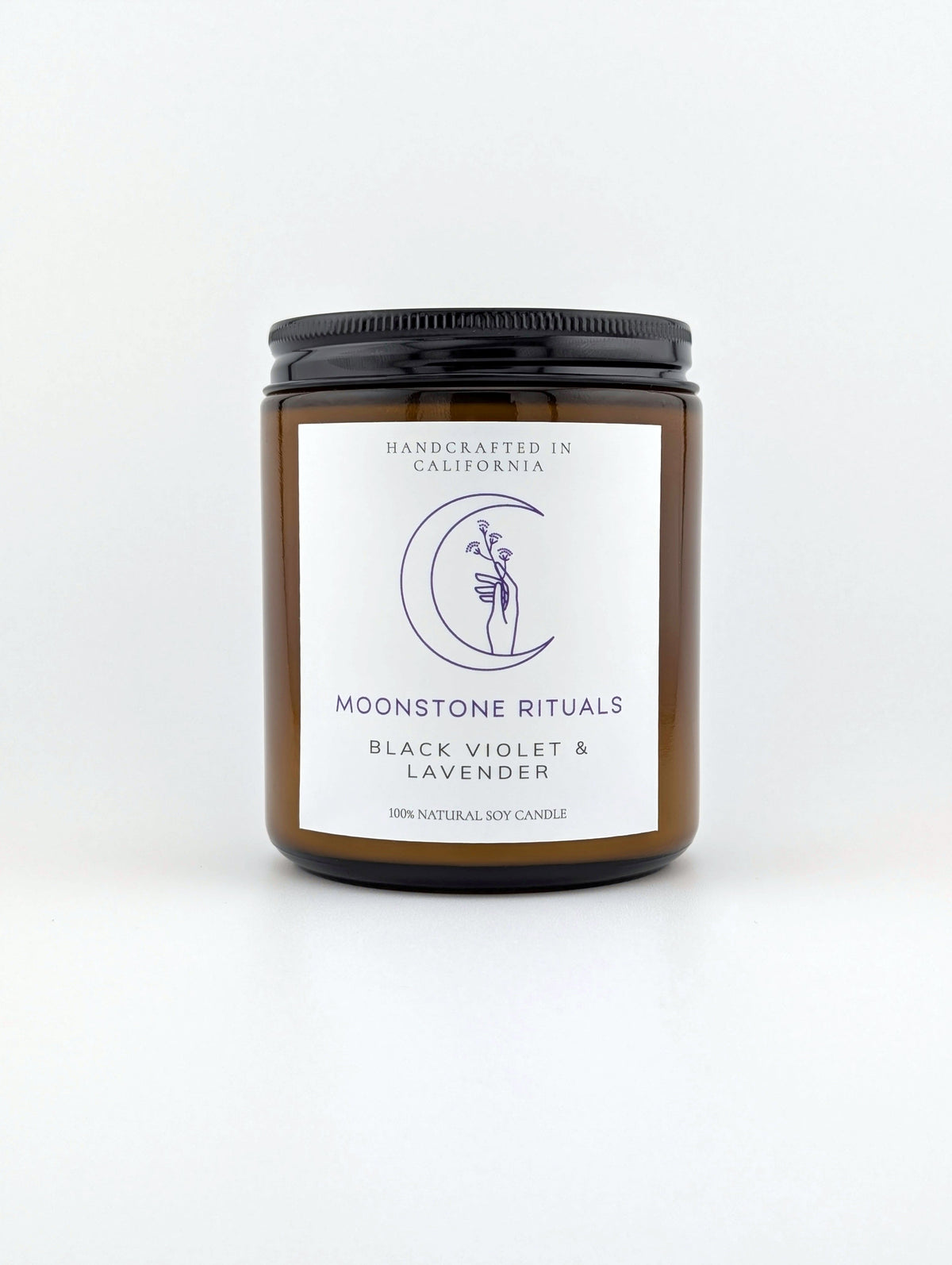 Black Violet & Lavender Candle