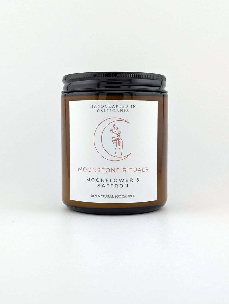 Moonflower & Saffron Candle-zoom-