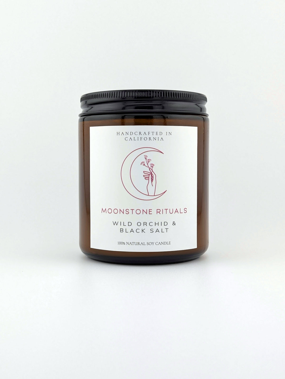Wild Orchid & Black Salt Candle-1