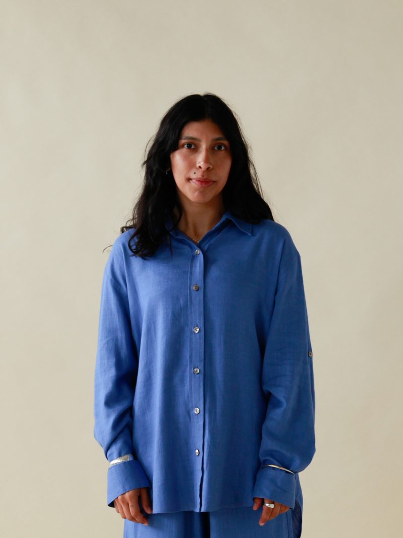 The Lan Na Oversized Button-up Shirt-zoom-