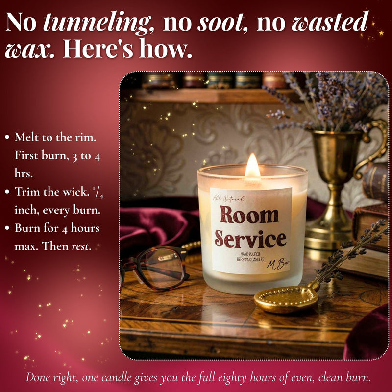 Room Service Beeswax Candle-zoom-