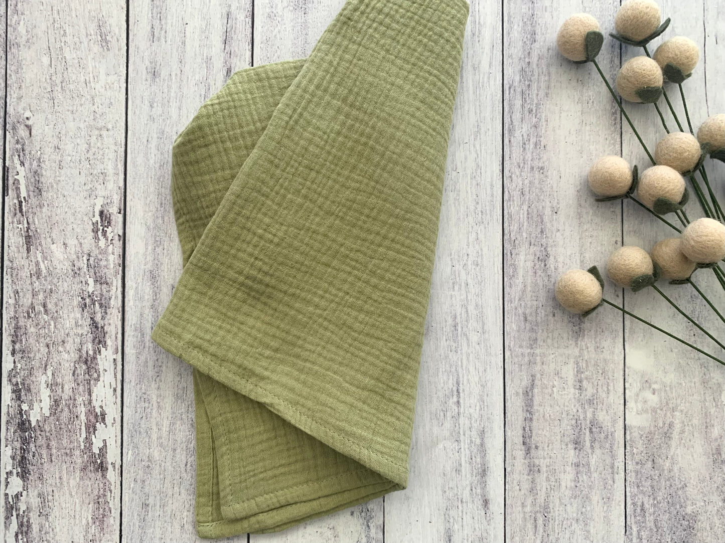 Cotton Crinkle Cloth Napkins | Set of Four