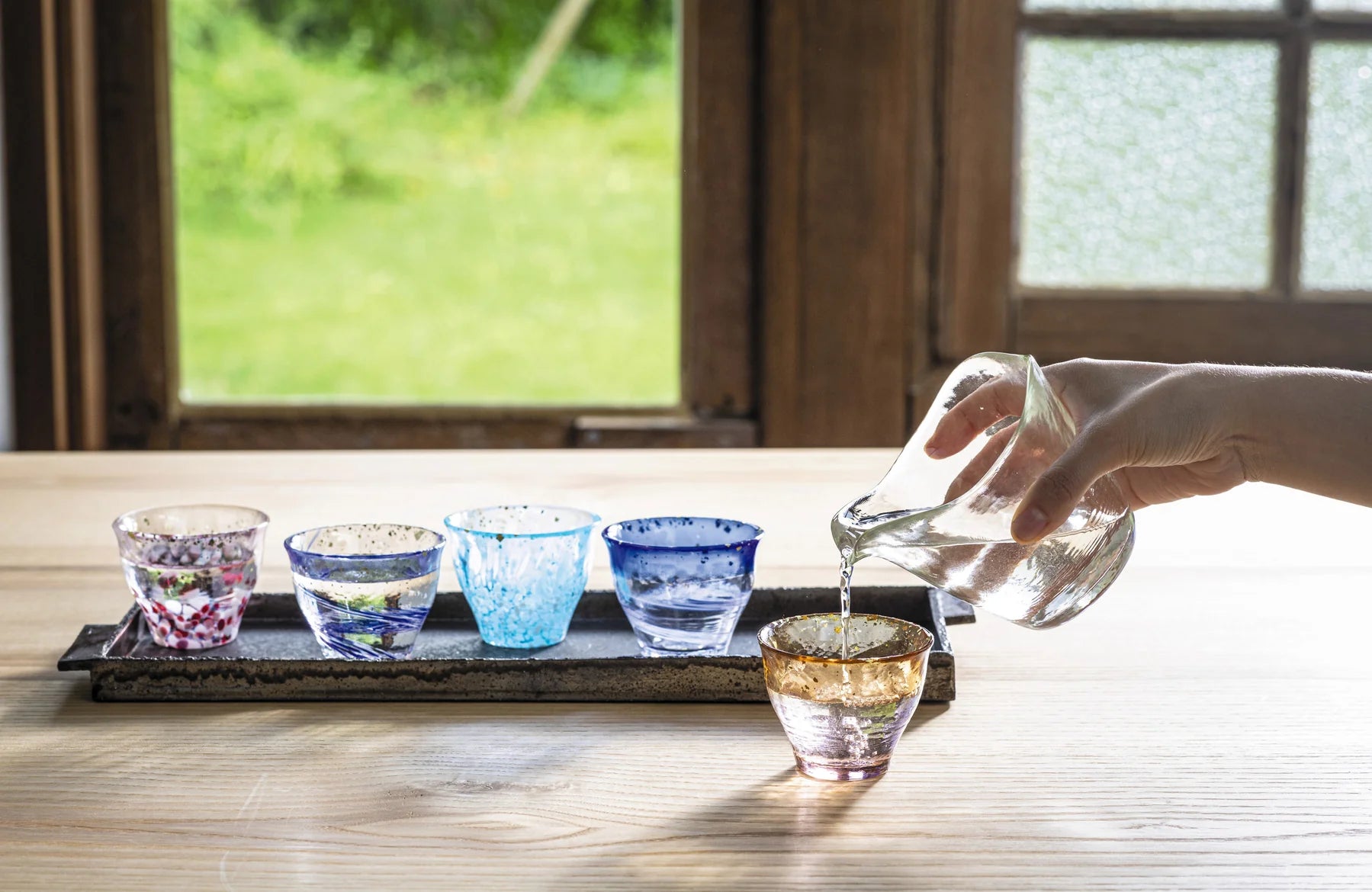 Gui-nomi Sake Cup - Summer Sky-zoom-2