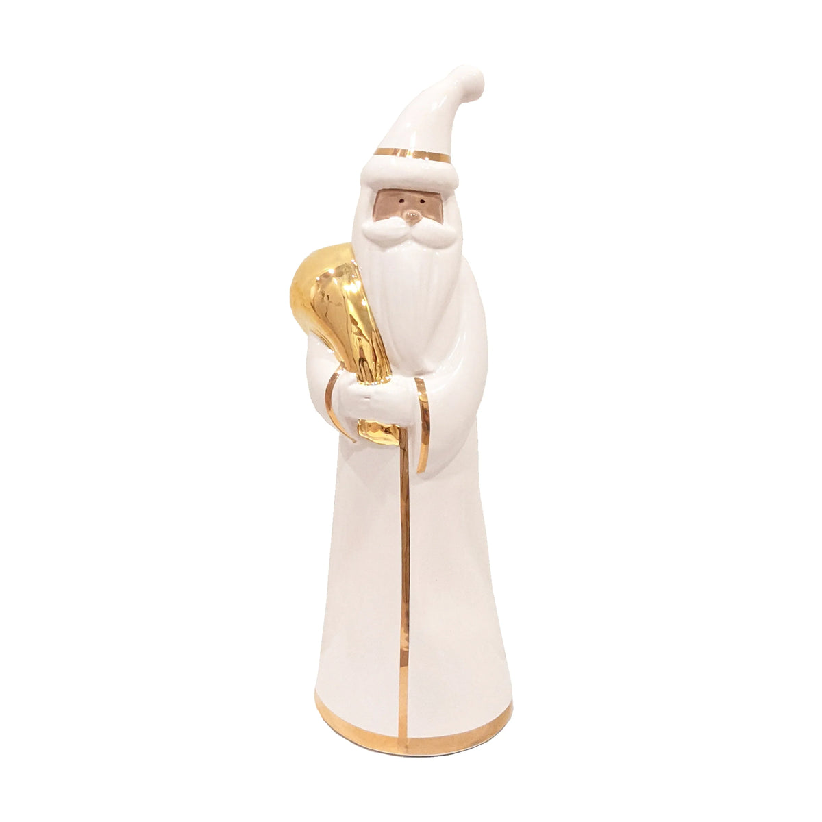 White Santa with 22K Gold Accents-zoom-2