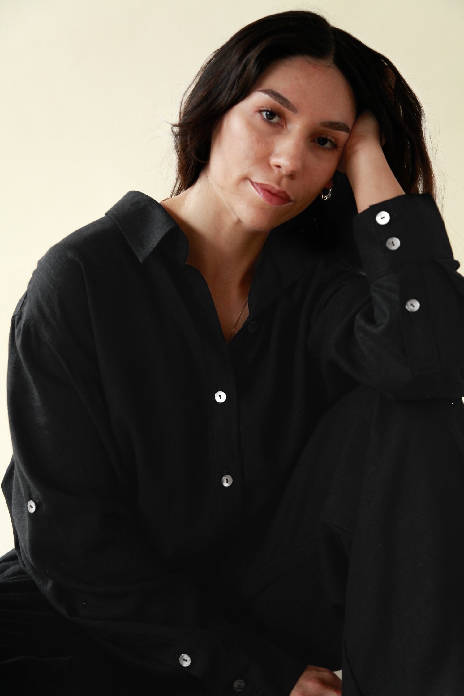 The Lan Na Oversized Button-up Shirt-zoom-11