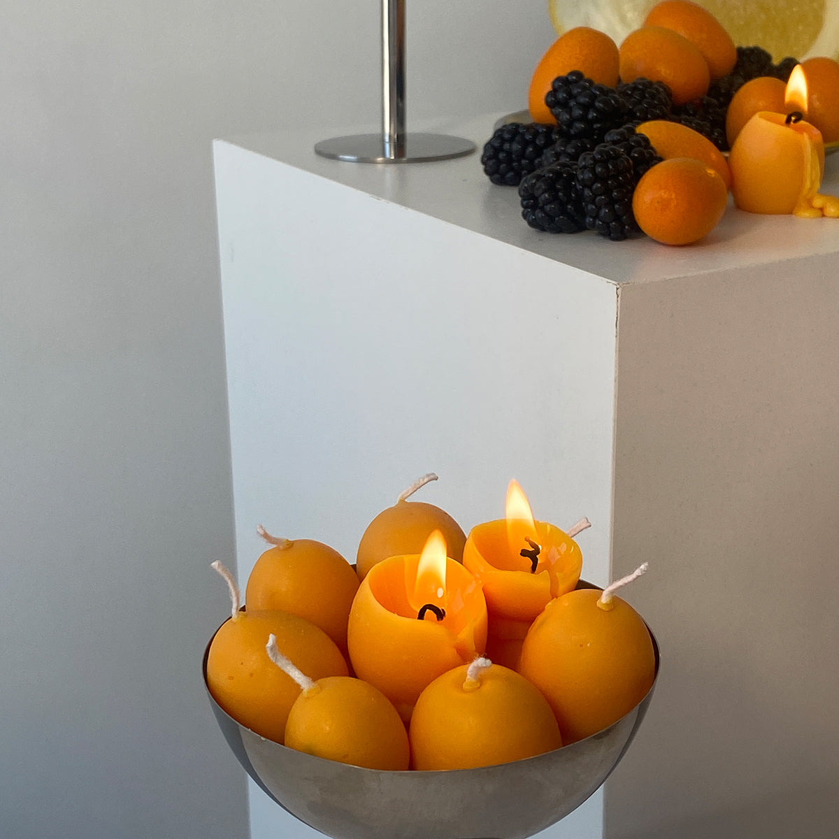 Kumquat Candles | Pack of Eight-zoom-2