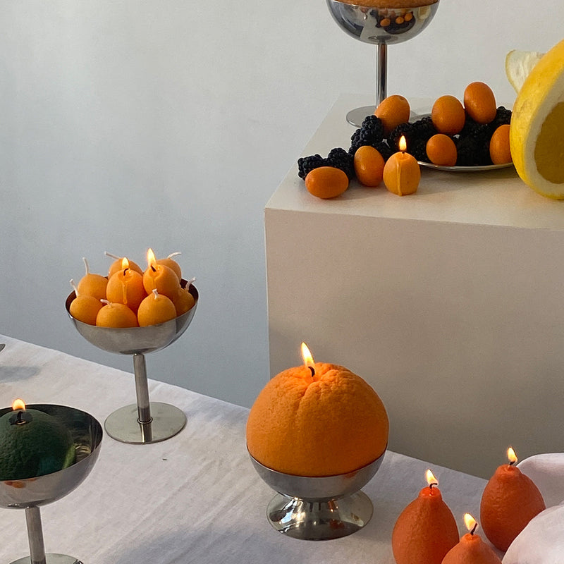 Kumquat Candles | Pack of Eight-zoom-
