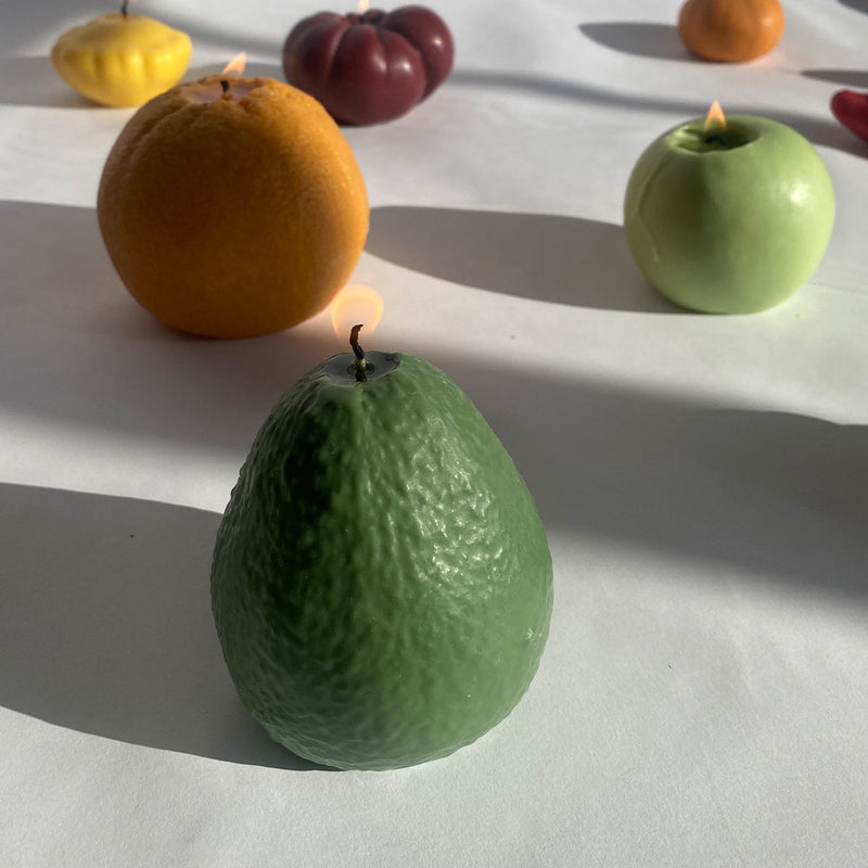 Large Avocado Candle-zoom-
