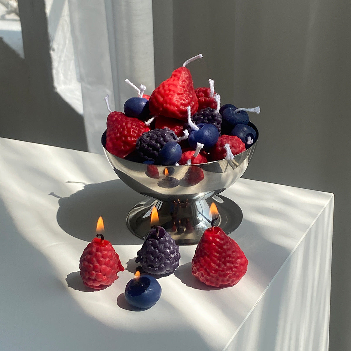 Mixed Berry Candles | Pack of Sixteen