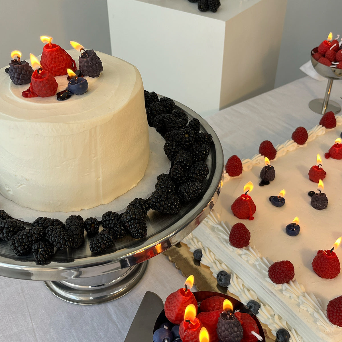 Mixed Berry Candles | Pack of Sixteen-zoom-4