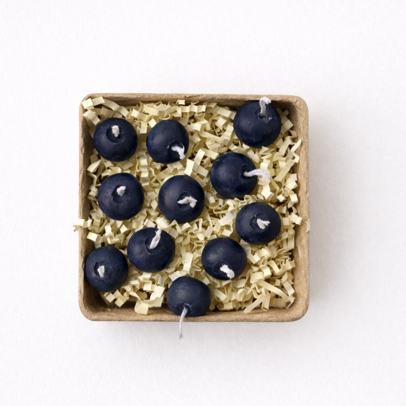 Blueberry Candles | Pack of Ten-zoom-