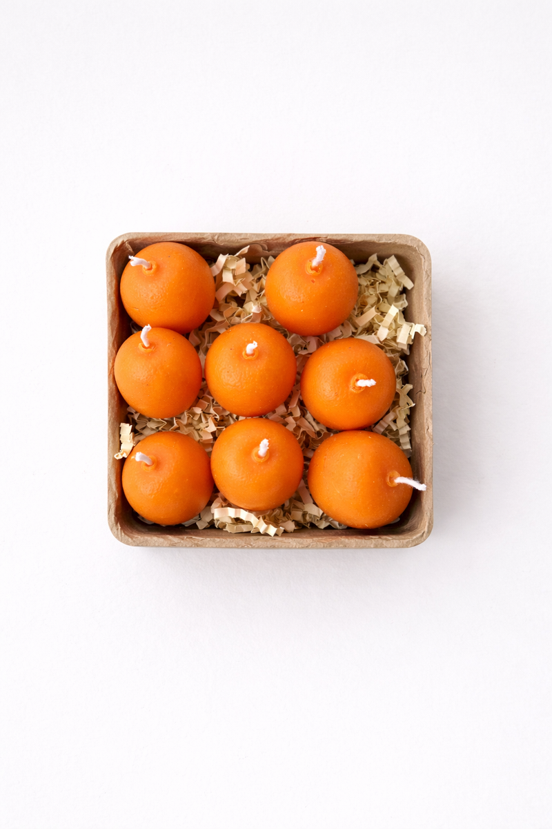 Kumquat Candles | Pack of Eight-zoom-