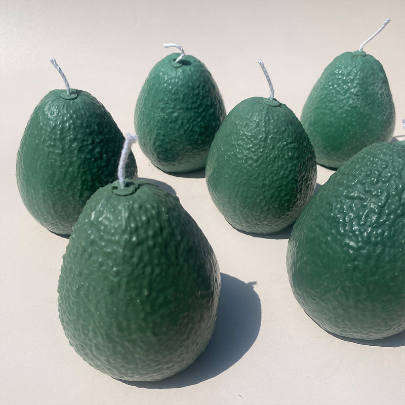 Large Avocado Candle-zoom-
