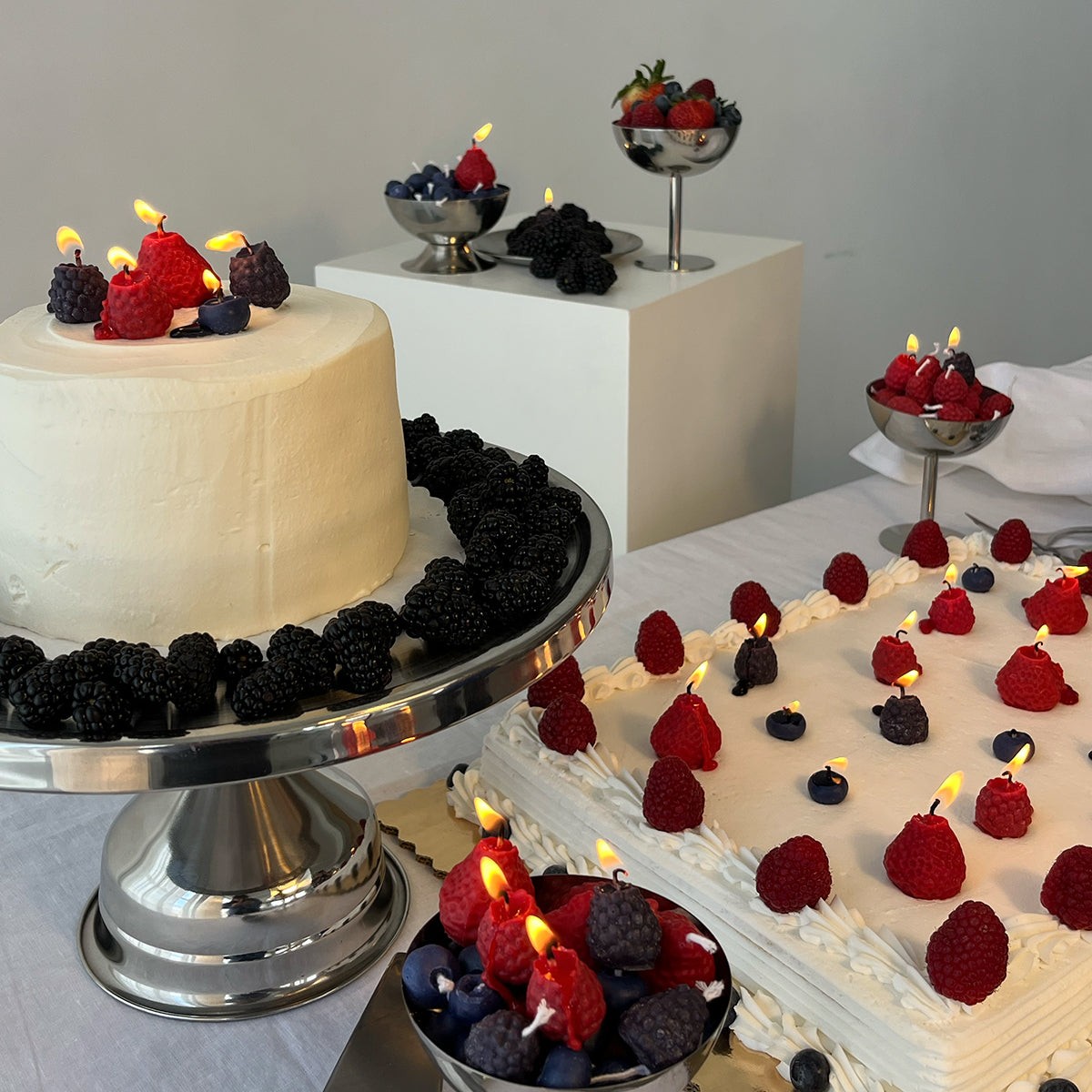 Blueberry Candles | Pack of Ten-zoom-4