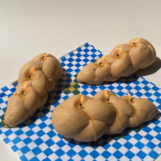 Challahdad Bread Candle