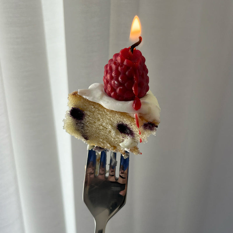 Raspberry Candles | Pack of Ten-zoom-