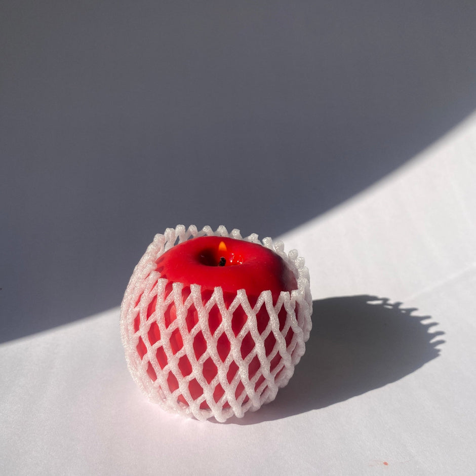 Apple Candle - Red - Aware House