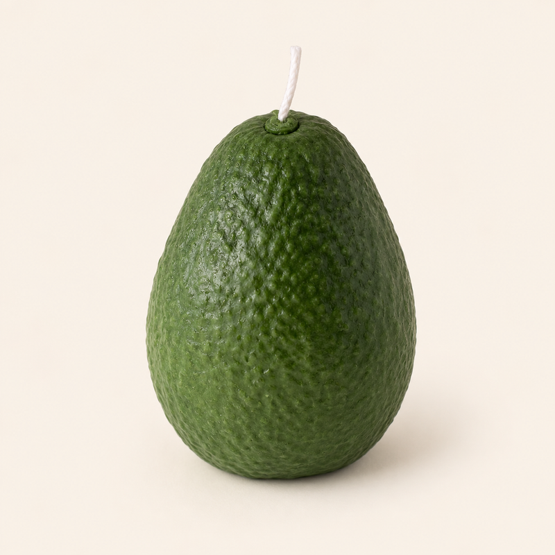 Large Avocado Candle-zoom-