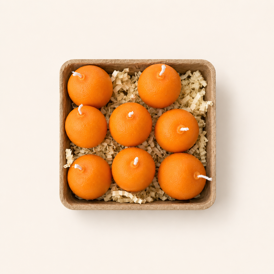 Kumquat Candles | Pack of Eight
