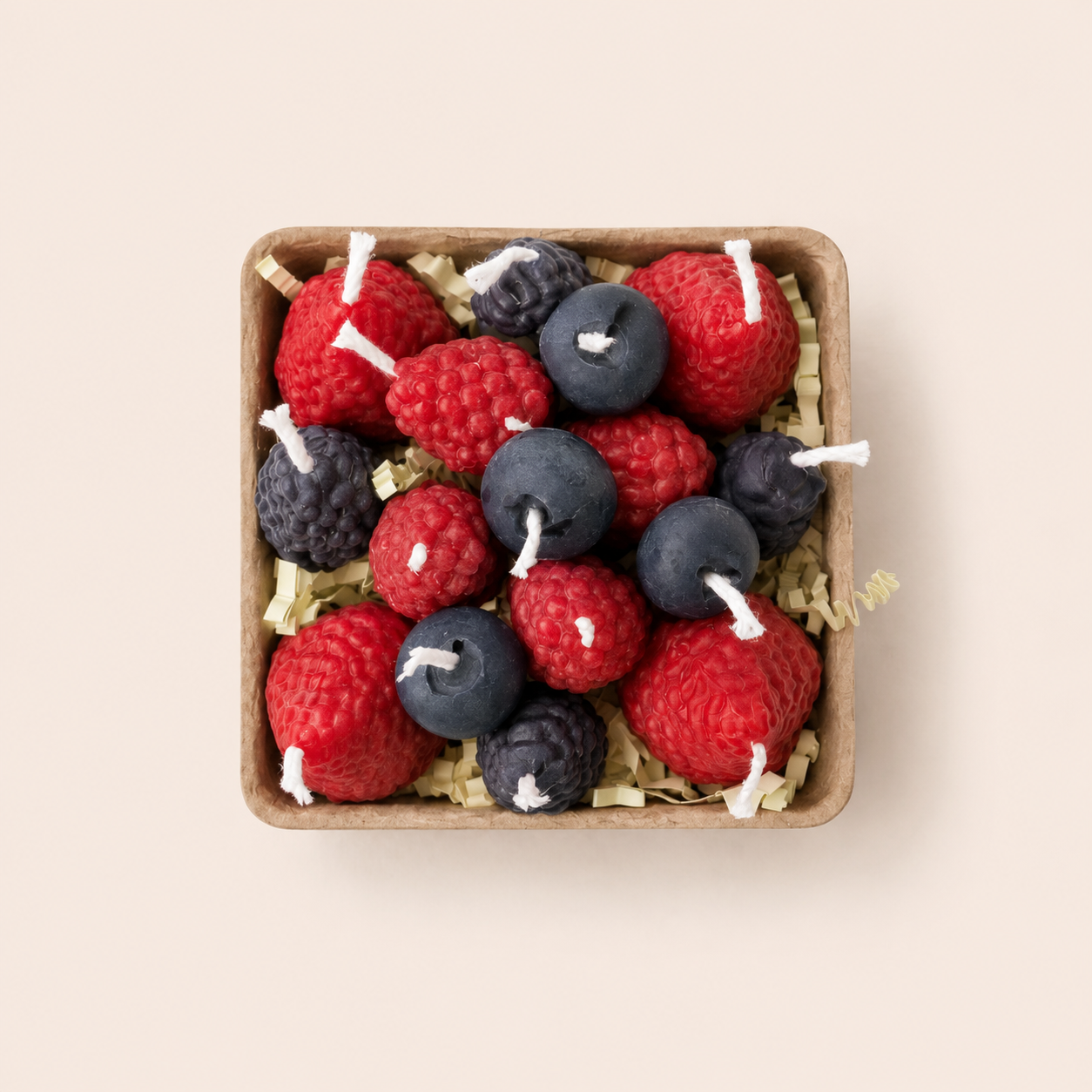 Mixed Berry Candles | Pack of Sixteen-zoom-1