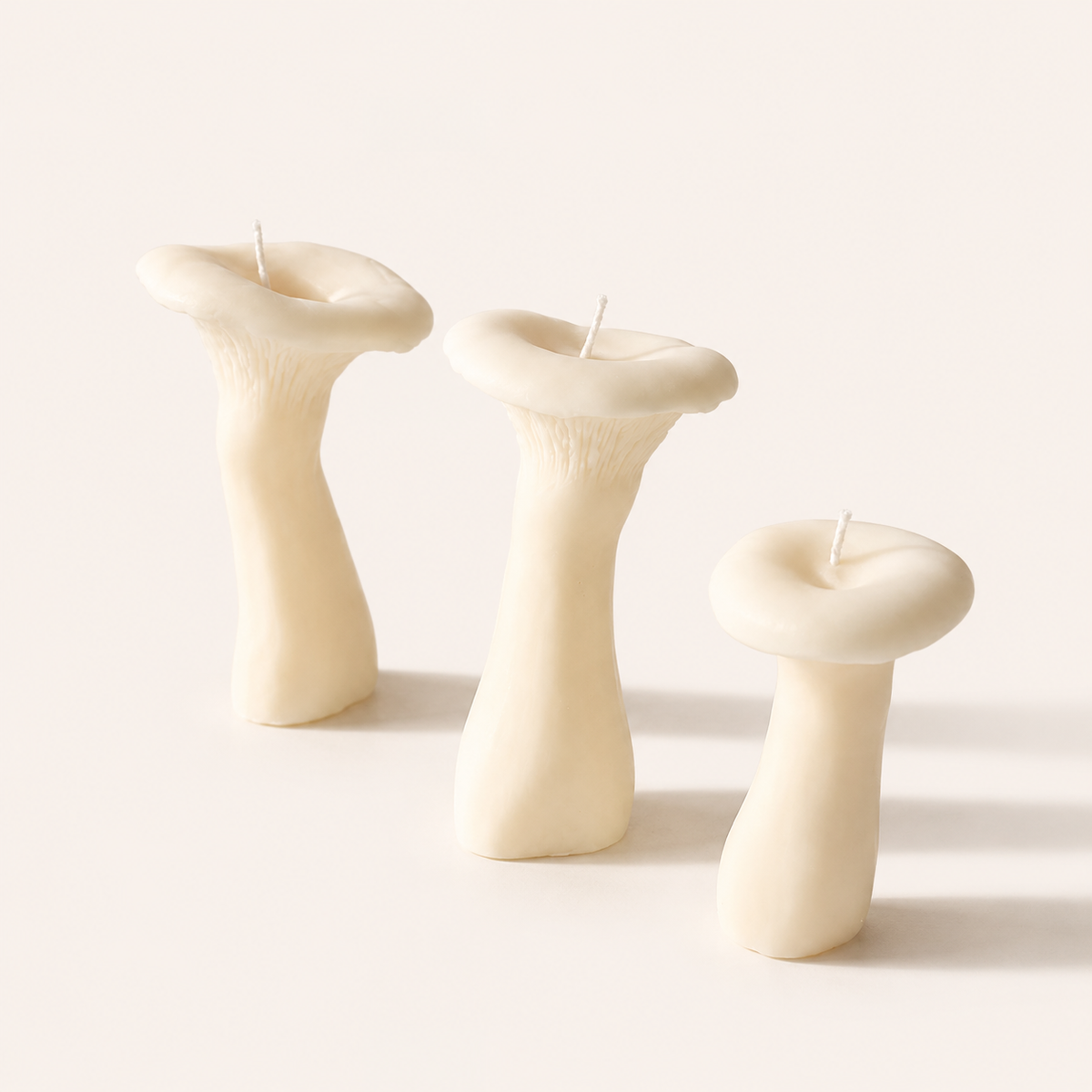 Mushroom Candle Set | Pack of Three-3