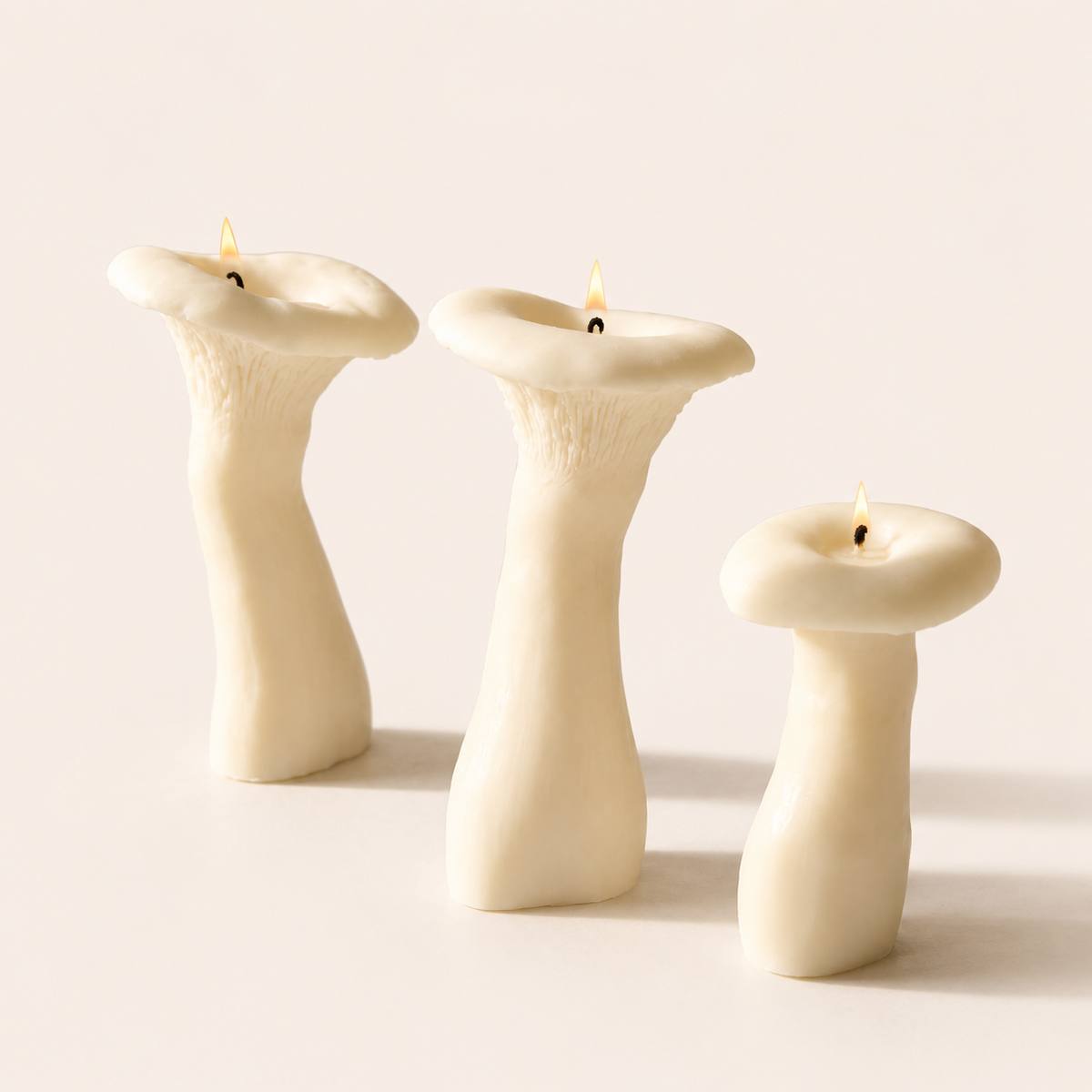Mushroom Candle Set | Pack of Three-zoom-4