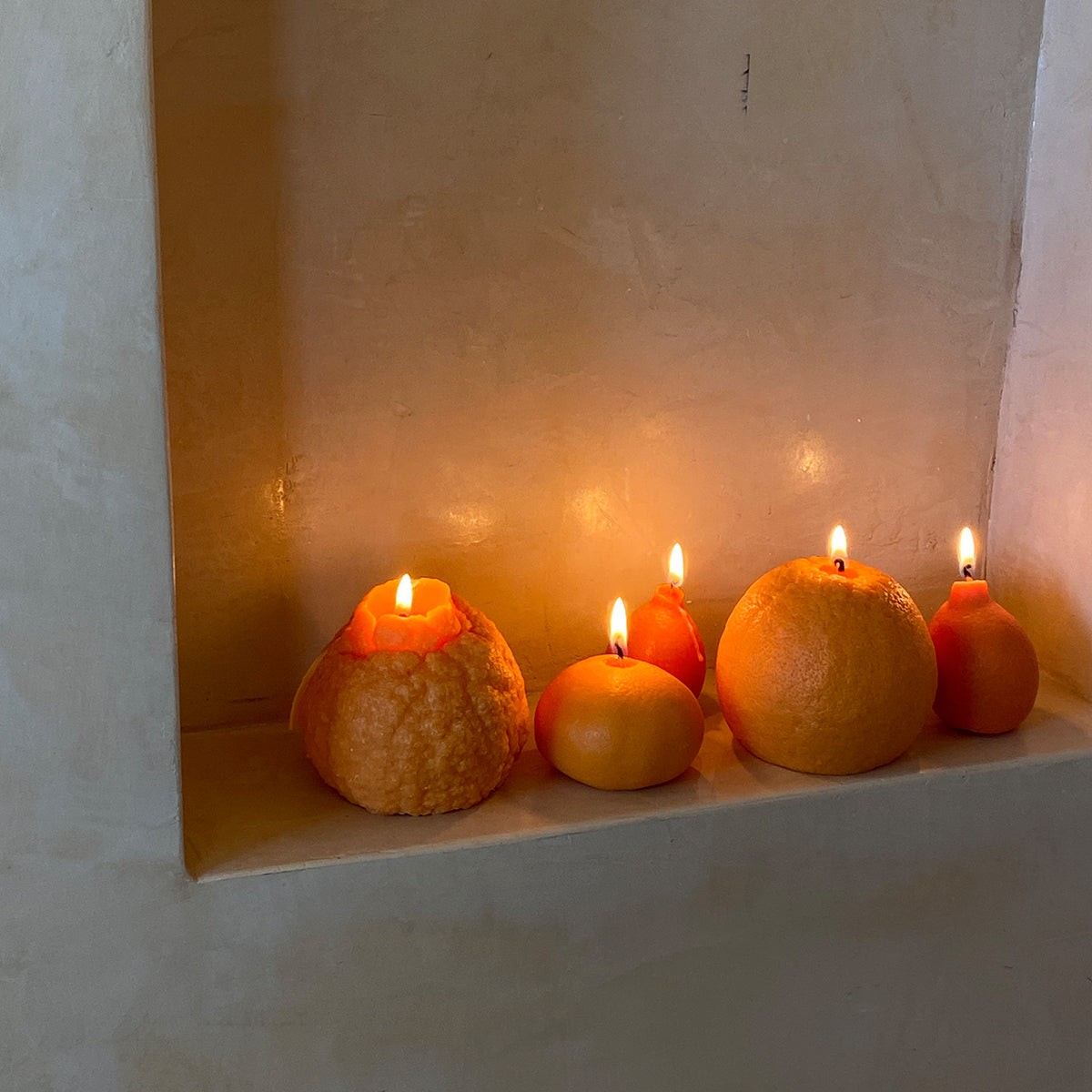 Large Dekopon Orange Candle-zoom-12