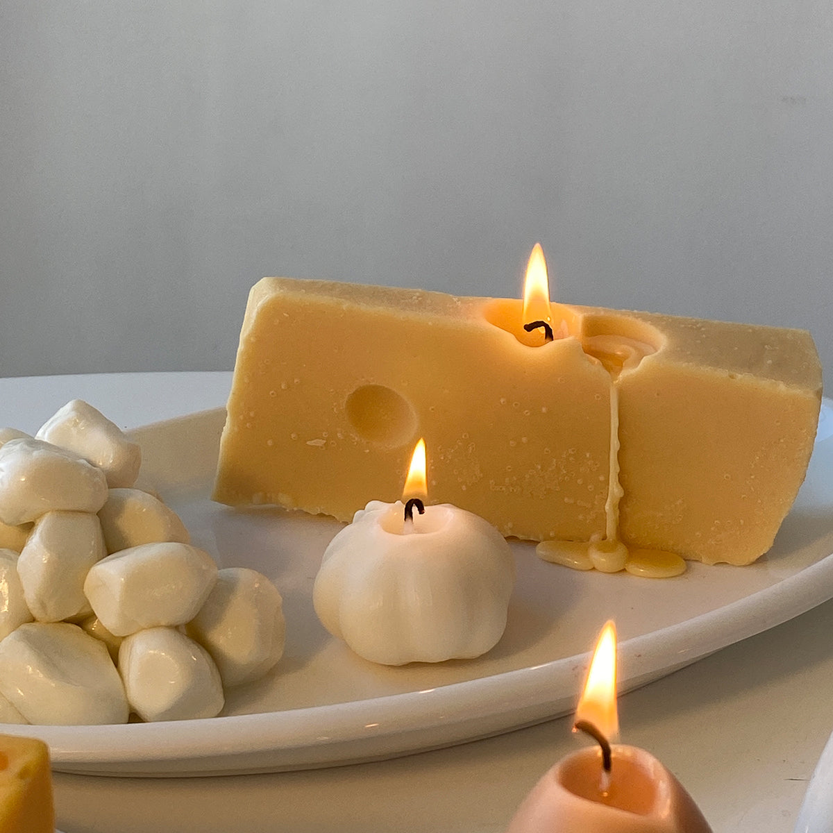 Swiss Cheese Candle-5