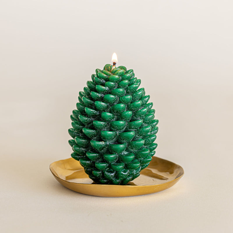 Signature Sculpted Pinecone Candle | Forest-zoom-
