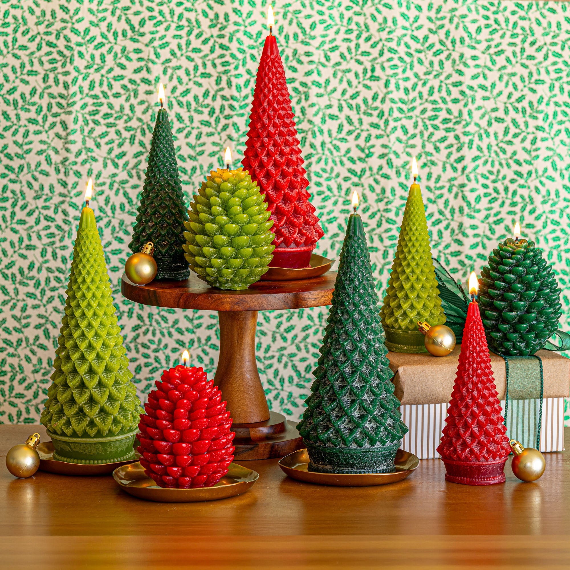 Signature Sculpted Pinecone Candle | Forest-zoom-3