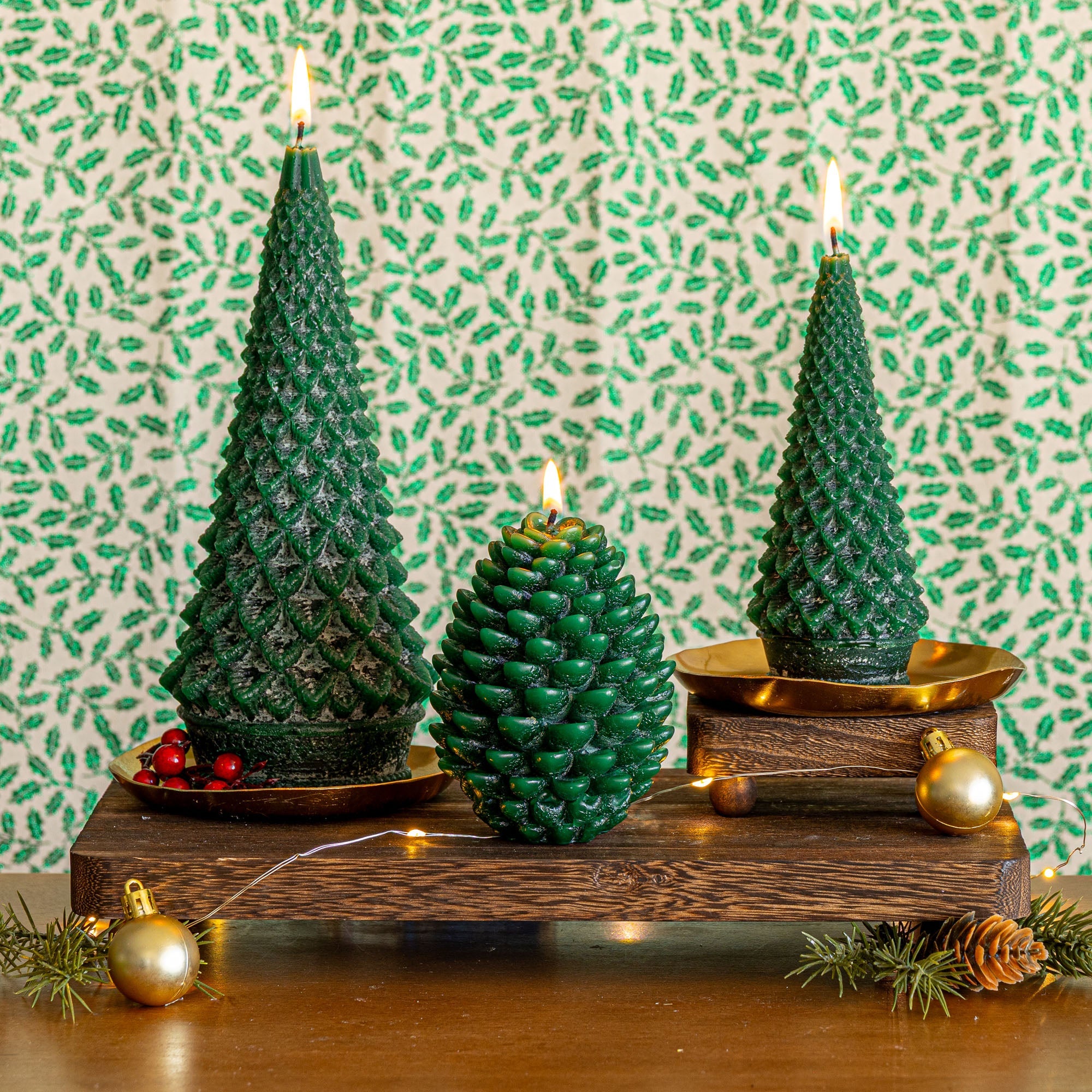 Signature Sculpted Pinecone Candle | Forest-zoom-5