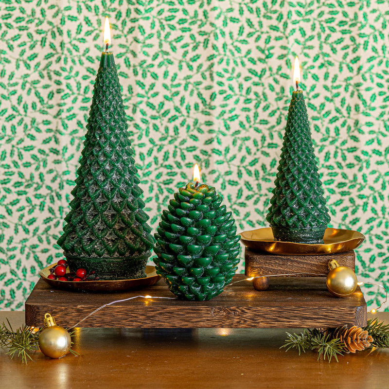 Signature Sculpted Pinecone Candle | Forest-zoom-