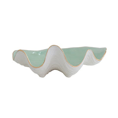 Clam Shell Bowl with 22K Gold Accent - Aware House
