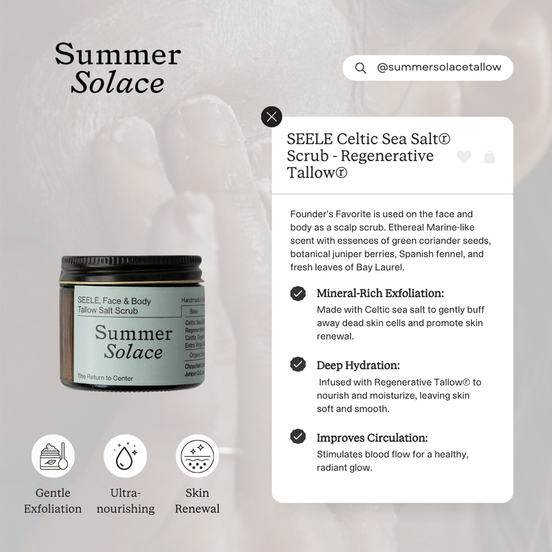 Seele Celtic Sea Salt® Tallow Scrub-zoom-