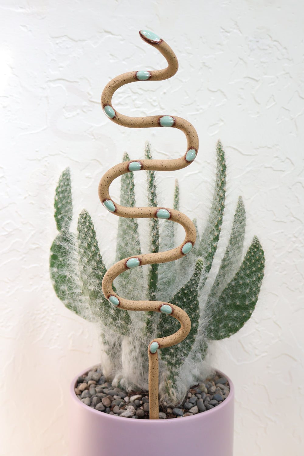 Ceramic Plant Snake Stake-zoom-4