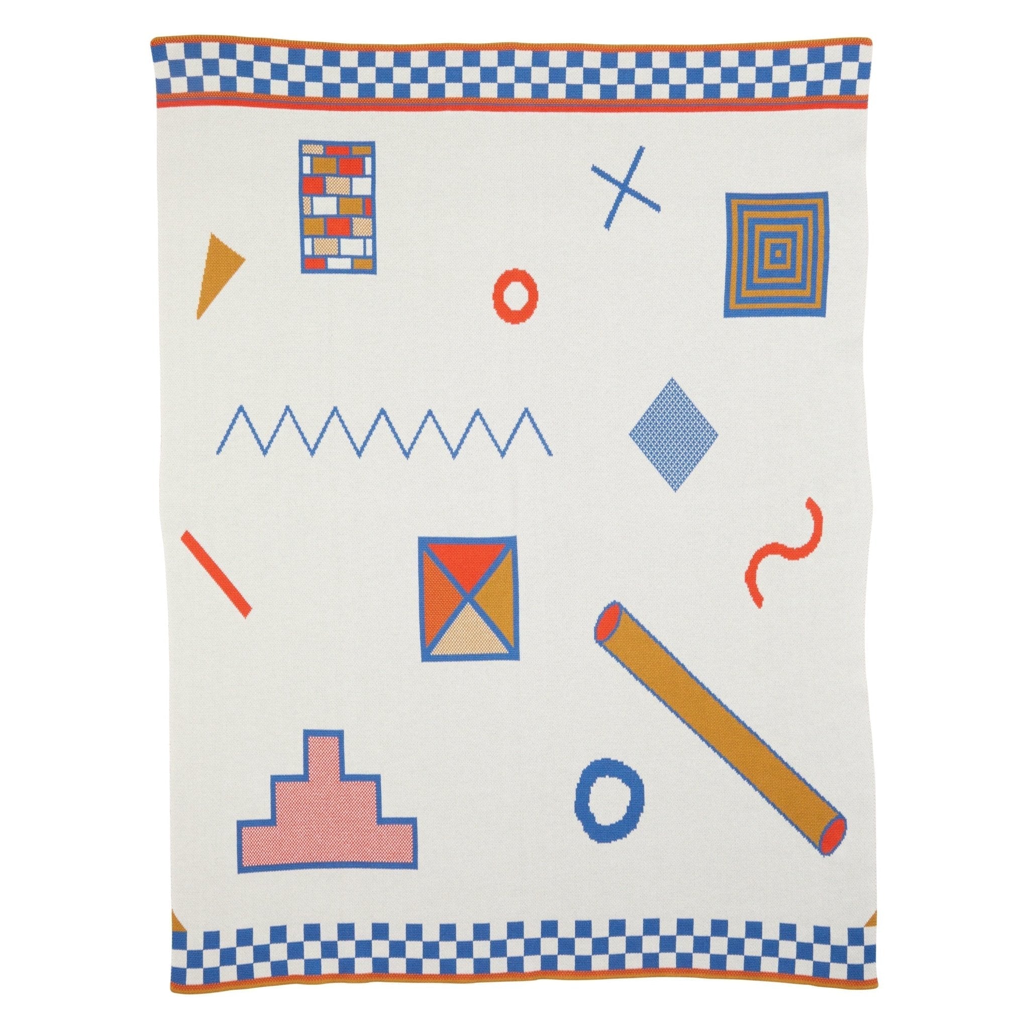 Shapes Throw Blanket-zoom-1