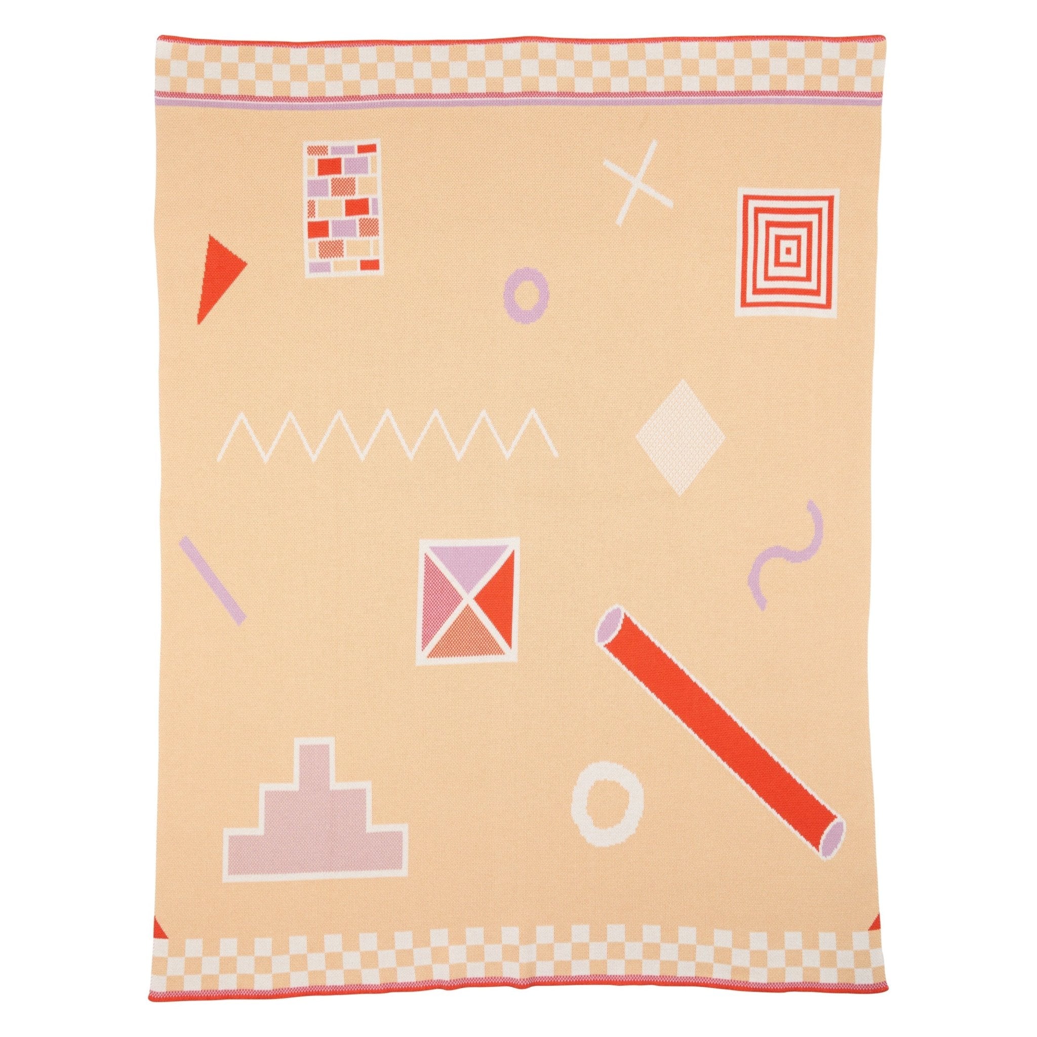 Shapes Throw Blanket-zoom-2